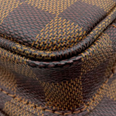 ルイヴィトン LOUIS VUITTON メルヴィール N51172 ダミエエベヌ ダミエキャンバス ボディバッグ ゴールド金具 茶 バムバッグ ウエストポーチ