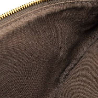 ルイヴィトン LOUIS VUITTON メルヴィール N51172 ダミエエベヌ ダミエキャンバス ボディバッグ ゴールド金具 茶 バムバッグ ウエストポーチ