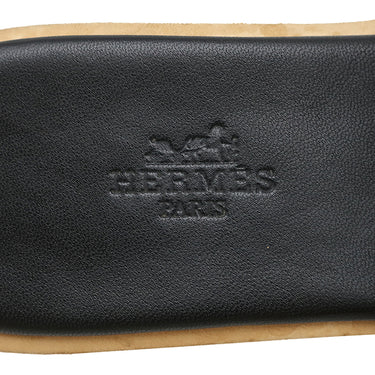 エルメス HERMES エズ 30 H221026Z ブラック カーフ 36 サンダル 黒 Hカット ミュール ヒールサンダル コルク