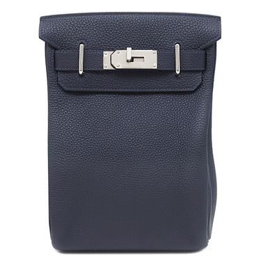 エルメス HERMES ケリー アッカド PM ブルーニュイ トゴ ボディバッグ シルバー金具 ショルダー