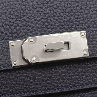 エルメス HERMES ケリー アッカド PM ブルーニュイ トゴ ボディバッグ シルバー金具 ショルダー