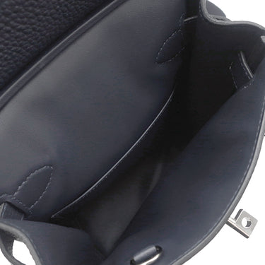 エルメス HERMES ケリー アッカド PM ブルーニュイ トゴ ボディバッグ シルバー金具 ショルダー