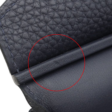 エルメス HERMES ケリー アッカド PM ブルーニュイ トゴ ボディバッグ シルバー金具 ショルダー