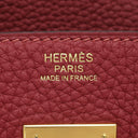 エルメス HERMES バーキン30 ルージュグレナ トゴ ハンドバッグ ゴールド金具 赤