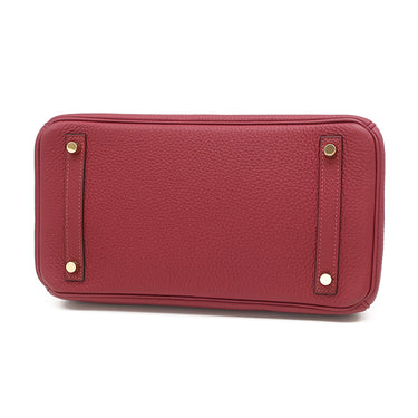 エルメス HERMES バーキン30 ルージュグレナ トゴ ハンドバッグ ゴールド金具 赤