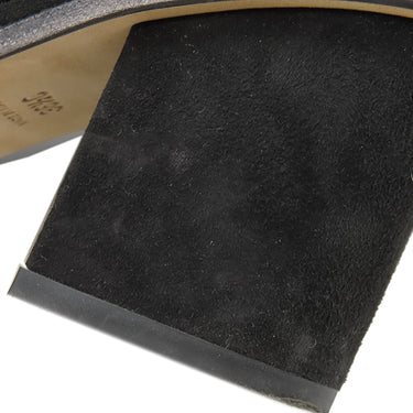 シャネル CHANEL マトラッセ レースアップ ブーティ G34019 ブラック レザー 36 1/2 ブーツ キルティング 靴