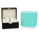 腕時計 ティファニー Tiffany & Co アトラス 2ハンド 63320811 クオーツ レディース 純正ダイヤ ティファニーブル― 水色