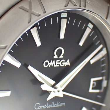 腕時計 オメガ OMEGA コンステレーション コーアクシャル クロノメーター 123.10.35.20.01.001 自動巻き メンズ ブラック デイト