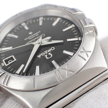 腕時計 オメガ OMEGA コンステレーション コーアクシャル クロノメーター 123.10.35.20.01.001 自動巻き メンズ ブラック デイト