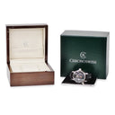 腕時計 クロノスイス CHRONOSWISS フライング レギュレーター オープンギア CH-8753-BKBK 自動巻き メンズ スモールセコンド 黒