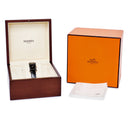 腕時計 エルメス HERMES Hウォッチ PM HH1.270b クオーツ レディース K18PG無垢 ピンクゴールド H型 ブラック 黒
