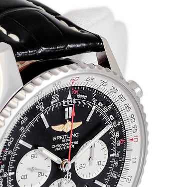 腕時計 ブライトリング BREITLING ナビタイマー 01 AB012721/BD09 AB0127 自動巻き メンズ ブラック クロノグラフ 回転ベゼル