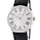 腕時計 ゼニス ZENITH エリート クラシック 03.2290.679/11.C493 自動巻き メンズ シルバー ローマン シンプル
