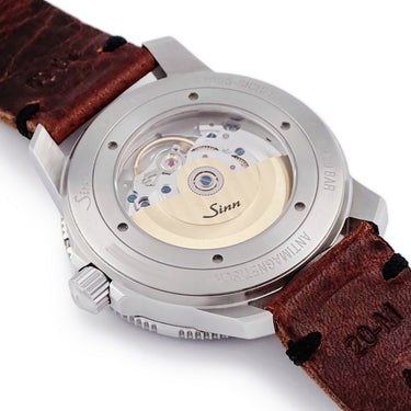 腕時計 ジン SINN パイロット ウォッチ 104.ST.SA.IB 自動巻き メンズ ブルー 青 サンレイ デイデイト 回転ベゼル バー
