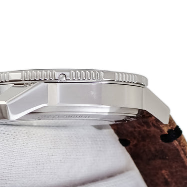 腕時計 ジン SINN パイロット ウォッチ 104.ST.SA.IB 自動巻き メンズ ブルー 青 サンレイ デイデイト 回転ベゼル バー