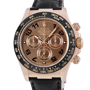 腕時計 ロレックス ROLEX コスモグラフ デイトナ 116515LN G番 自動巻き メンズ G番 K18エバーローズゴールド無垢 チョコレート