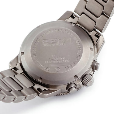 腕時計 ジン SINN クロノグラフ ミッションタイマー 503.EZM-1 自動巻き メンズ OH済 ブラック 9時位置リューズ デイト 回転ベゼル