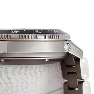 腕時計 ジン SINN クロノグラフ ミッションタイマー 503.EZM-1 自動巻き メンズ OH済 ブラック 9時位置リューズ デイト 回転ベゼル
