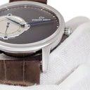 腕時計 ジャケ・ドロー Jaquet Droz グラン ウール ミニット リミテッド J017034201 自動巻き メンズ グレー 青針 シースルーバック 限定