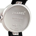 腕時計 シャネル CHANEL マドモアゼル プリヴェ H3096 クオーツ レディース K18WG無垢 純正ダイヤ 黒 オニキス 白 シェル ツバキ