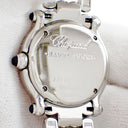 腕時計 ショパール CHOPARD ハッピースポーツ 27/8250-23 クオーツ レディース 純正ダイヤ スイング ピンク シェル 月 星