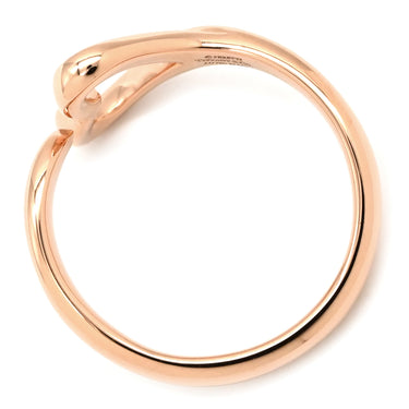 ティファニー Tiffany & Co オープンハート ローズゴールド K18PG リング 指輪 ピンクゴールド T＆Co. 750 750YG エルサ ペレッティ 13号