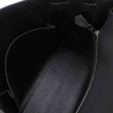 エルメス HERMES ケリー25 内縫い ブラック トゴ 2WAYバッグ マットシルバー金具 新品 未使用 黒 2026年製