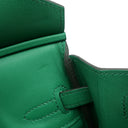 エルメス HERMES バーキン25 ヴェールヴェルティゴ ヴォースイフト ハンドバッグ ゴールド金具 緑