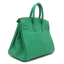 エルメス HERMES バーキン25 ヴェールヴェルティゴ ヴォースイフト ハンドバッグ ゴールド金具 緑