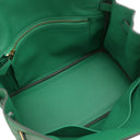 エルメス HERMES バーキン25 ヴェールヴェルティゴ ヴォースイフト ハンドバッグ ゴールド金具 緑