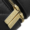 シャネル CHANEL マトラッセ スモール バニティケース AP2503 ブラック キャビアスキン ショルダーバッグ ゴールド金具 黒 ポシェット