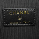シャネル CHANEL マトラッセ スモール バニティケース AP2503 ブラック キャビアスキン ショルダーバッグ ゴールド金具 黒 ポシェット