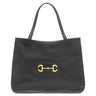 グッチ GUCCI ホースビット 1955 623694 ブラック レザー トートバッグ ゴールド金具 ハンドバッグ ショルダー 肩掛け