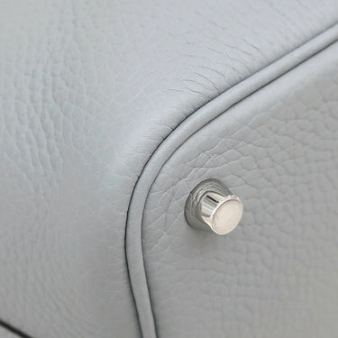エルメス Hermes ピコタンロック 18 PM グリパンタン トリヨンクレマンス ハンドバッグ シルバー金具 新品 未使用 グレー 2025年製