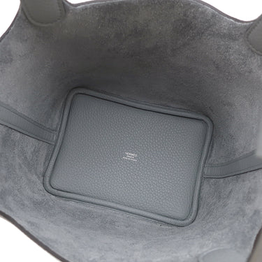 エルメス Hermes ピコタンロック 18 PM グリパンタン トリヨンクレマンス ハンドバッグ シルバー金具 新品 未使用 グレー 2025年製