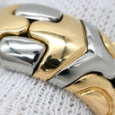 ブルガリ BVLGARI アルベアーレ イエローゴールド×シルバー K18YG ステンレス リング 指輪 18K 750 18金 K18YG×SS コンビ 9号