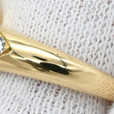 ヴァンクリーフアーペル Van Cleef & Arpels エメラルド ダイヤ グリーン×イエローゴールド K18YG ダイヤモンド リング 指輪 緑 オーバル 6Pダイヤ 18K 750 YG 9.5号