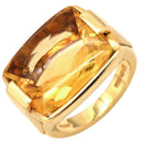ブルガリ BVLGARI アレグラ シトリンリング イエロー×イエローゴールド K18YG シトリン リング 指輪 18K 18金 750 YG 10号