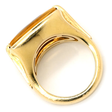 ブルガリ BVLGARI アレグラ シトリンリング イエロー×イエローゴールド K18YG シトリン リング 指輪 18K 18金 750 YG 10号