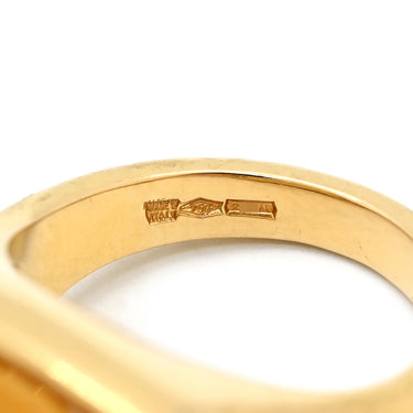 ブルガリ BVLGARI アレグラ シトリンリング イエロー×イエローゴールド K18YG シトリン リング 指輪 18K 18金 750 YG 10号