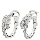 ブルガリ BVLGARI セルペンティ ヴァイパー ダイヤ 358360 ホワイトゴールド K18WG ダイヤモンド ピアス 750 18K WG パヴェ