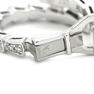 ブルガリ BVLGARI セルペンティ ヴァイパー ダイヤ 358360 ホワイトゴールド K18WG ダイヤモンド ピアス 750 18K WG パヴェ