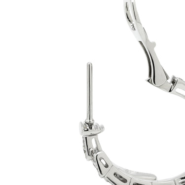 ブルガリ BVLGARI セルペンティ ヴァイパー ダイヤ 358360 ホワイトゴールド K18WG ダイヤモンド ピアス 750 18K WG パヴェ