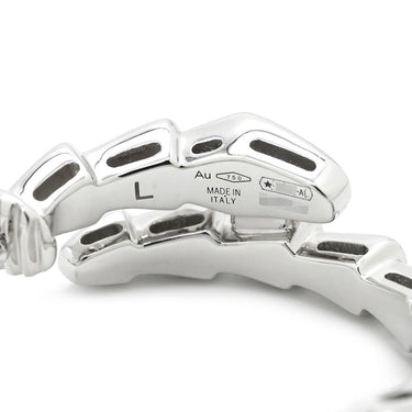 ブルガリ BVLGARI セルペンティ ヴァイパー ダイヤ 358360 ホワイトゴールド K18WG ダイヤモンド ピアス 750 18K WG パヴェ
