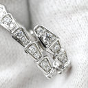 ブルガリ BVLGARI セルペンティ ヴァイパー ダイヤ 358360 ホワイトゴールド K18WG ダイヤモンド ピアス 750 18K WG パヴェ
