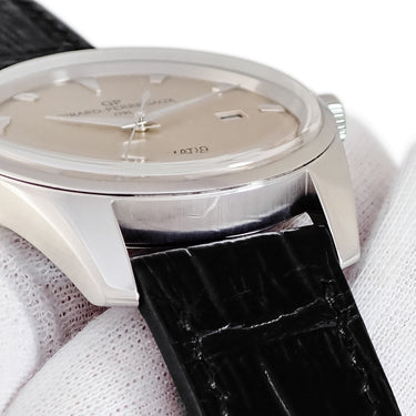 腕時計 ジラールペルゴ GIRARD PERREGAUX ヘリテージ 1957 41957-11-131-BB6A 自動巻き メンズ シャンパン サンレイ デイト 限定