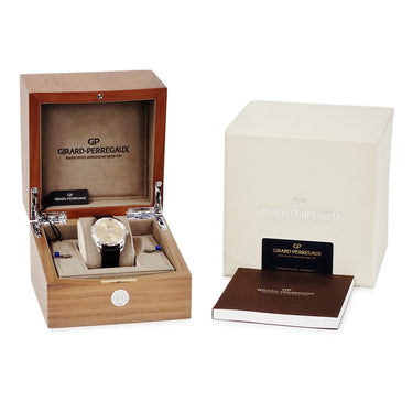 腕時計 ジラールペルゴ GIRARD PERREGAUX ヘリテージ 1957 41957-11-131-BB6A 自動巻き メンズ シャンパン サンレイ デイト 限定