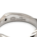 ジョージジェンセン Georg Jensen フュージョン 3連 ダイヤ ホワイトゴールド×イエローゴールド K18WG K18YG ダイヤモンド #49(JP9) リング 指輪 18K 18金 750 WG YG 3重 パズル 10号