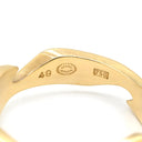 ジョージジェンセン Georg Jensen フュージョン 3連 ダイヤ ホワイトゴールド×イエローゴールド K18WG K18YG ダイヤモンド #49(JP9) リング 指輪 18K 18金 750 WG YG 3重 パズル 10号