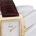 腕時計 ピアジェ PIAGET アップストリーム 27000 自動巻き メンズ K18YG無垢 トノー シルバー デイト バー アラビア
